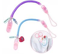 Nurse is Love Porta Tijeras Enfermeria, Muelles de Silicona y Clip Sujetador Facil Acceso a Tijeras | Cadena Tijeras Identificativas Seguras para no Olvidar Tijeras| Regalos para enfermeras | Rojo