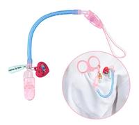 Nurse Is Love Porta Tijeras Enfermería - Muelles de Silicona y Clip Sujetador Fácil Acceso | Cadena Identificativa Segura | Regalos para Enfermeras