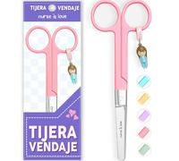 Nurse is Love Tijeras Enfermería Mayo - Tijeras Enfermera Punta Roma | Ideal para Porta tijeras, Punta Redonda Profesional, Primeros Auxilios