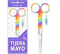 Nurse is Love Tijeras Enfermería Mayo - Tijeras Enfermera Punta Roma | Ideal para Porta tijeras, Punta Redonda Profesional, Primeros Auxilios