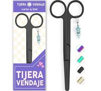 Nurse is Love Tijeras Enfermería Mayo - Tijeras Enfermera Punta Roma | Ideal para Porta tijeras, Punta Redonda Profesional, Primeros Auxilios