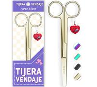 Nurse is Love Tijeras Enfermería Mayo - Tijeras Enfermera Punta Roma | Ideal para Porta tijeras, Punta Redonda Profesional, Primeros Auxilios