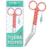 Nurse is Love Tijeras Enfermeria Punta Roma - Tijeras Pico de Pato Enfermeria | Ideal para Porta tijeras, Punta Redonda Profesional, Primeros Auxilios