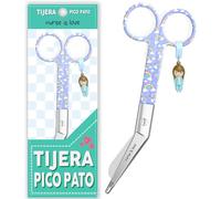 Nurse is Love Tijeras Enfermeria Punta Roma - Tijeras Pico de Pato Enfermeria | Ideal para Porta tijeras, Punta Redonda Profesional, Primeros Auxilios