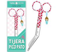 Nurse is Love Tijeras Enfermeria Punta Roma - Tijeras Pico de Pato Enfermeria | Ideal para Porta tijeras, Punta Redonda Profesional, Primeros Auxilios