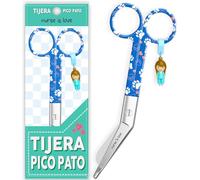 Nurse is Love Tijeras Enfermeria Punta Roma - Tijeras Pico de Pato Enfermeria | Ideal para Porta tijeras Enfermera en Apuros, Punta Redonda Profesional, Primeros Auxilios