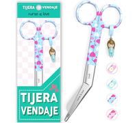 Nurse is Love Tijeras Enfermeria Punta Roma - Tijeras Pico de Pato Enfermeria | Ideal para Porta tijeras, Punta Redonda Profesional, Primeros Auxilios