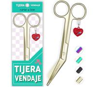 Nurse is Love Tijeras Enfermeria Punta Roma - Tijeras Pico de Pato Enfermeria | Ideal para Porta tijeras, Punta Redonda Profesional, Primeros Auxilios