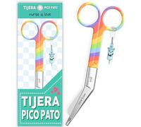 Nurse is Love Tijeras Mayo Punta Roma - Tijeras de Primeros Auxilios para Vendajes | Kit Primeros Auxilios | Acero Inoxidable | Diseño Exclusivo con Charm LT