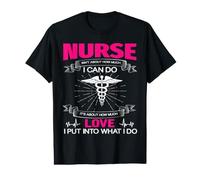 Nurse Isn'T About How Much I Can Do Nurses Loves Camiseta gráfica económica