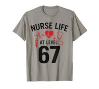 Nurse Life at Level 67 Funny Medical Student 67 Meme Camiseta