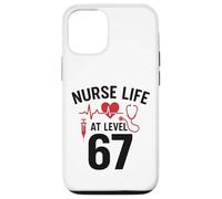 Nurse Life at Level 67 Funny Medical Student 67 Meme Carcasa para iPhone 12/12 Pro