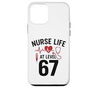 Nurse Life at Level 67 Funny Medical Student 67 Meme Carcasa para iPhone 12 Mini
