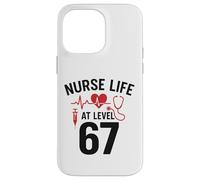 Nurse Life at Level 67 Funny Medical Student 67 Meme Carcasa para iPhone 14 Pro MAX