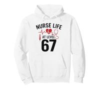 Nurse Life at Level 67 Funny Medical Student 67 Meme Sudadera con Capucha