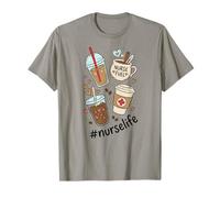 Nurse Life Funny Coffee Enfermeras Combustible Registrado Enfermera Médica Camiseta