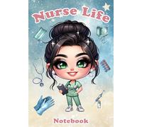Nurse Life: Funny Notebook for Nurses: Nurse notebook with 110 graph paper pages, table of contents, personal information page and important contacts ... nursing students and healthcare workers.