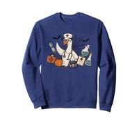 Nurse Life Goose Ghost Boo Healthcare Nurse Crew Sudadera