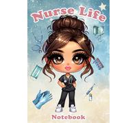 Nurse Life: Notebook for Nurses: Nurse notebook with 110 graph paper pages, table of contents, personal information page and important contacts - ... nursing students and healthcare workers.