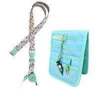 Nurse Life Pack Max 3 | organizador bolsillo + lanyard + extensible | - I love it - | Regalo Enfermera Profesional, Primeros Auxilios, Vendaje (Verde agua)