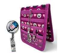 Nurse Life Pack Salvabolsillos y Extensible | No Todos Son Iguales | Organizador Bolsillo Enfermeria | Original Regalo Enfermera| para Guardar Tijeras y Accesorios (Malva Perros JERINGA)