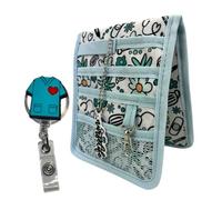 Nurse Life Pack Salvabolsillos y Extensible | No Todos Son Iguales | Organizador Bolsillo Enfermeria | Original Regalo Enfermera | para Guardar Tijeras y Accesorios (Verde Flores Casaca)