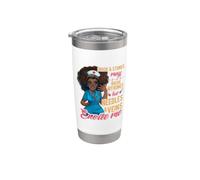 Nurse May Break My Bones But Needles and Veins Excite Me Vaso térmico de acero inoxidable de doble pared