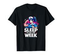 Nurse Night Shift Sleep is for The Week Diseño Camiseta