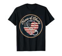 Nurse of Liberty 4th of July USA Patriotic Pride Camiseta