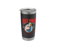 Nurse Power Saving Life Is My Job Not All Heroes Wear Capes Vaso térmico de acero inoxidable de doble pared