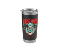 Nurse Power Saving Life Is My Job Not All Heroes Wear Capes Vaso térmico de acero inoxidable de doble pared