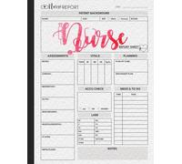 Nurse Report Sheet: Shift Handoff Notes for Day & Night - Patient Report Organizer for Nurses and Students
