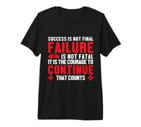 Nurse Success Is Not Final Failure Funny Nursing Nurses Camiseta Premium