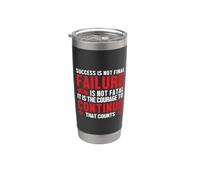 Nurse Success Is Not Final Failure Funny Nursing Nurses Vaso térmico de acero inoxidable de doble pared
