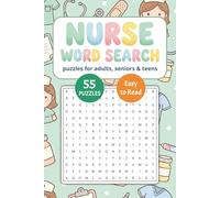 Nurse Word Search Book: Word Searches about Nurses, Hospitals & Healthcare | 6x9 inches, 110 pages, 55 Puzzles | Gift for Vacations, Holidays and Relaxing Times