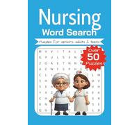 Nurse Word Search Puzzle Book: Word Searches with Easy to Read Print about Nursing, Healthcare, Hospitals, and More │ 6x9 inches, 110 pages │ 50+ Puzzles… │Gift for Vacations, Holidays, and Relaxation
