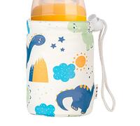 Nursery Bottle Sleeve Cover, Pu Leather Water and Milk Bottle Warm Sleeves, Heat Preservation Protector for Indoor and Outdoor Use, Outings, Home, Walking