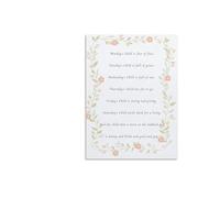 Nursery Rhyme Mondays Child Poster