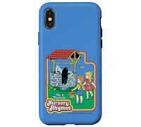 Nursery Rhymes Sarcastic Retro Vintage Funny Adult Humor Carcasa para iPhone X/XS