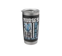 Nurses Back The Blue I've Got Your Six - Nurse Show Support Vaso térmico de acero inoxidable de doble pared