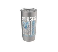 Nurses Back The Blue I've Got Your Six - Nurse Show Support Vaso térmico de acero inoxidable de doble pared