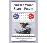 Nurses Word Search Puzzle: Word searches about Nurses, with easy to read print | 6 x 9 inches. 110 pages | 50+ puzzles _ Gifts for Vacations, Holidays.