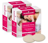 Nursicare 12 Parches Para Reducir Dolor en los Pezones Durante la Lactancia | Apósitos Cura Grietas | Discos Protectores de Hidrogel | Altísima Calidad