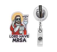 Nursing Badge Reel - Rotating Clip for Easy Access | ABS Flexible Fashion ID Holder with Retractable Cord Lanyard Design, Secure Card Case Accessory for School Office Clinic Assistant Staff