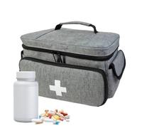 Nursing Bags For Nurses, Waterproof Large Capacity Organized Multi-Pockets | Travel Pharmacy Bag Tweezers Scissors Flashlight for Home Travel Outdoor Hiking Camping Immediate Care Survival Safety