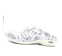 Nursing Care Wash’Go Berlín - Zuecos Sanitarios para Mujer y Hombre | Zuecos de Piel Lavables | Antideslizantes (Primavera, Sistema Tallas Calzado EU, Adulto, Números, Mediano, 36)