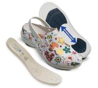 Nursing Care Zuecos de Piel Wash'Go Berlín (Junior con Tira, Numeric_35)