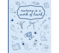 Nursing Composition Notebook: Cute Medical Themed College Ruled Journal for Nurses, Nursing Students, & Healthcare Workers - 120 Pages | 7.5 x 9.25” | ... to School Supplies for Clinical Notes & Class