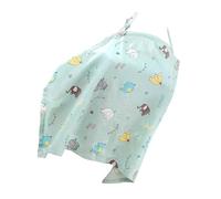 Nursing Cover Up For Breastfeeding - Breathable Cotton Cover With Arch Neckline | Multi-Functional Anti-Exposure Apron And Child Safety Car Seat Canopy For Pumping Portable Nursing
