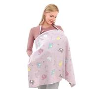 Nursing Cover Women - Soft Feeding Apron, Arch Neckline Draped Cover, Infant Car Seat Canopy, Pumping Mom Accessory, Portable Lactation Shield for Mom Breastfeeding Tool